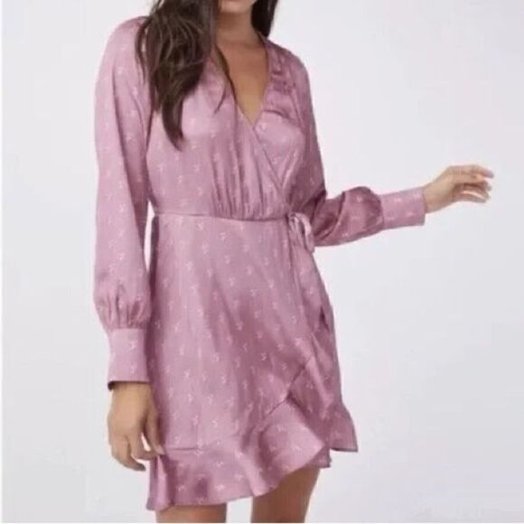 Paige Mesa Rose wrap dress - Picture 2 of 4
